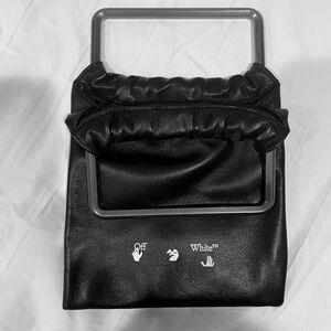 OFF WHITE BLACK SMALL ALLEN TOTE
